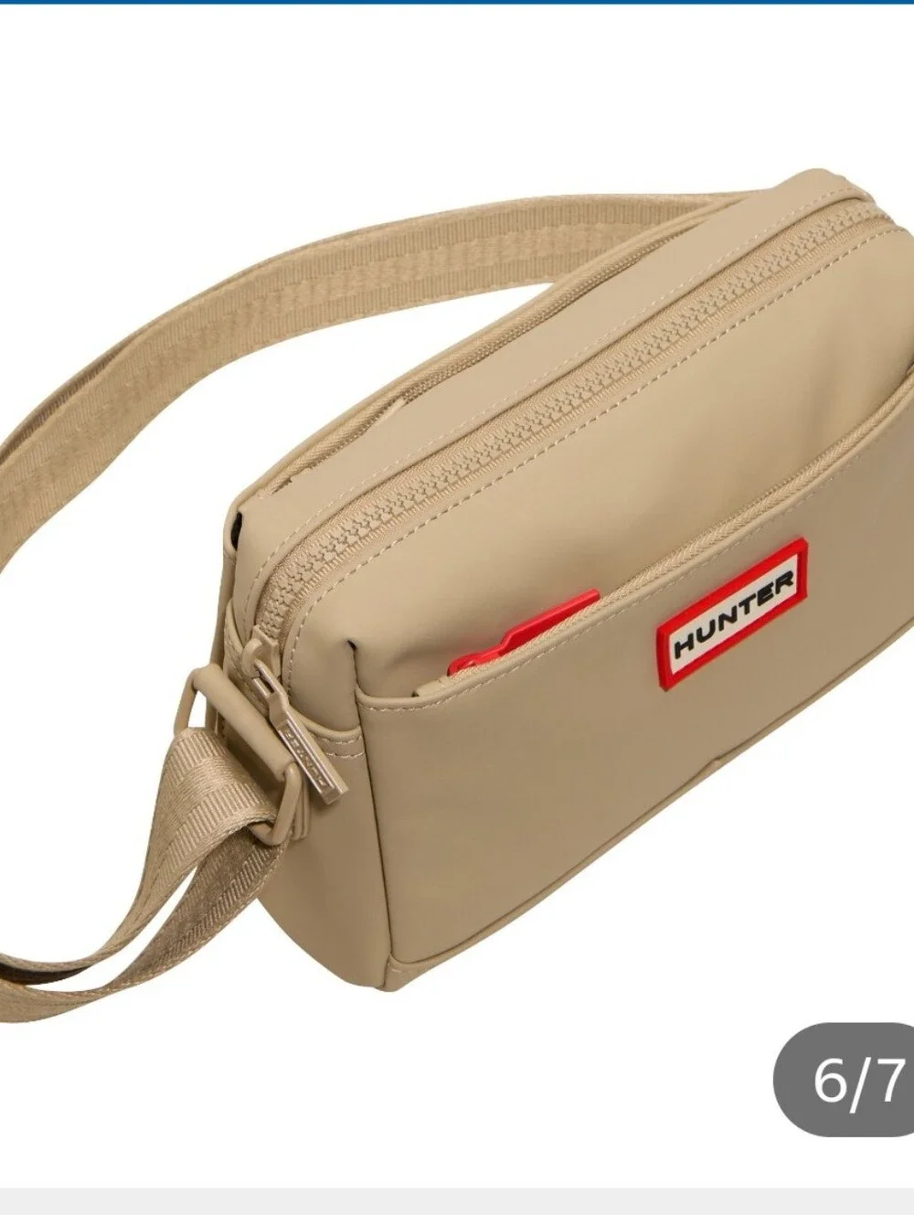 (6)Hunter Ladies Crossbody with Red Trim